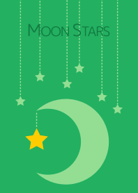 月と星たち (緑ver.)