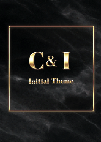 [ C&I ]  Initial Theme Gold Black