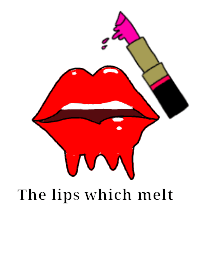 The lips which melt