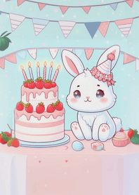 Cute White Bunny 18