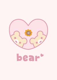 Bear Sunflower - Pink