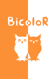 BICOLOR [owl] Orange&White 143