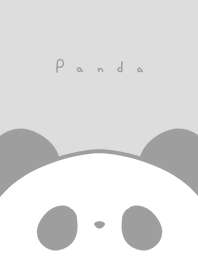 Panda /gray white (filled).