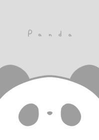 ぱんだ。グレーホワイト