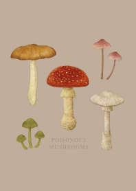 POISONOUS MUSHROOMS / BROWN