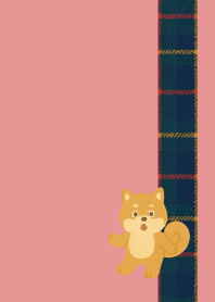 Cool Shiba Inu03 on light pink