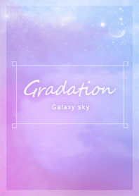 Gradation Galaxy sky