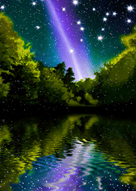 Beautiful starry night view#955