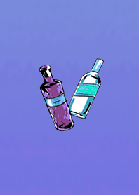 Adult fashionable bottle purple