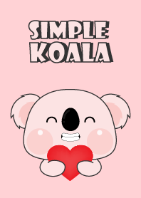 Simple Love U Pink Koala Theme