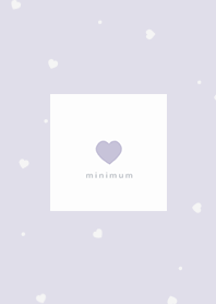 minimum Lavender Heart