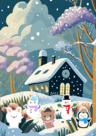 Kawaii scandinavian style(Winter-1038)