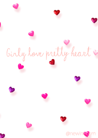 Girly love pretty heart
