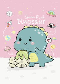 Dinosaur Space Pink