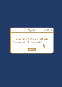 Computer desktop icons.Khaki,Navy blue