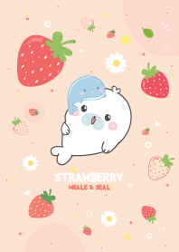 วาฬ & แมวน้ำอุ๋งๆ สตรอว์เบอร์รี เลิฟลี่