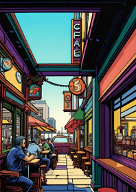 Cozy Coffee shop dEcbD0