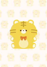 Happy stuffed tiger
