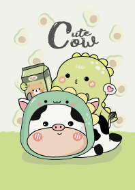 Cow and dino green