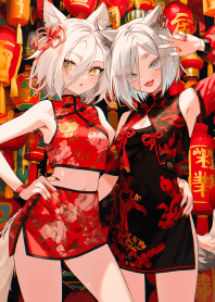 可愛貓娘來拜年