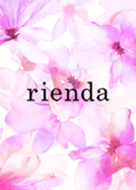 Rienda Pale Pink Flower Line Theme Line Store