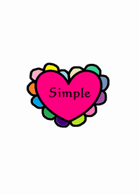 Happy colorful hearts