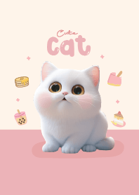 Cat British Short Hair : Pink