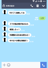 勉強しろ 未来の自分から Line 着せかえ Line Store