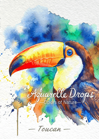 Vibrant Artistic Toucan LINE Theme