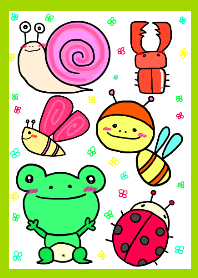 絵がヘタな人が描いたシンプルな虫たち3