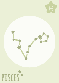 Pisces Sign'YellowGreen'