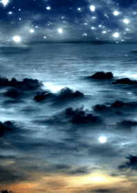 夜の月 月の海 #DkW_21。