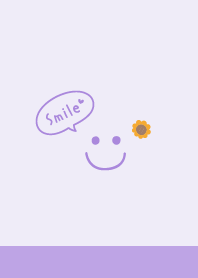 Sunflower Smile .Purple