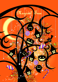 magical tree - Halloween -