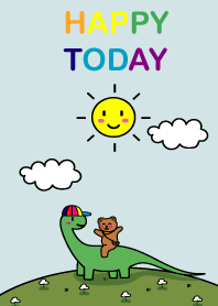 HAPPY DINO TO DAY WHITE FLOWERS.1