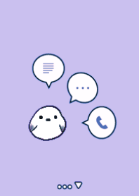 small bird&Simple Shimaenaga purple 2