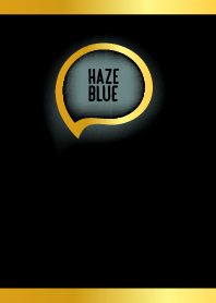 Haze Blue Gold In Black Theme