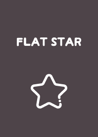 FLAT STAR / Charcoal Grey