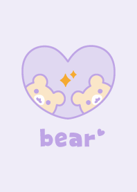 Bear Glitter [Purple]