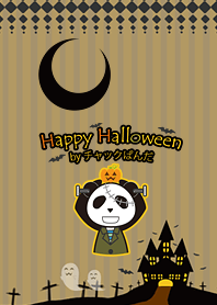 Happy Halloween by Panda with a chuck-jp
