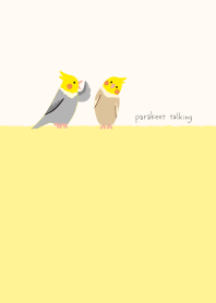 parakeet talking