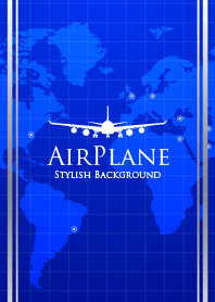 AIRPLANE. -Stylish Background-
