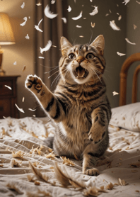 Cats run wild #JYVbB014.