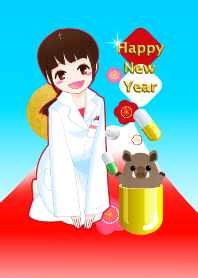 Happy New Year!( pharmacist, doctor)