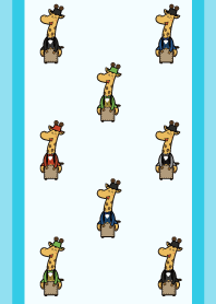 Colorful Giraffe "Cajon" Theme