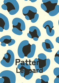 Pattern Leopard Blue shell