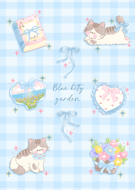 Blue kitty garden