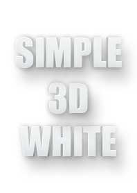 SIMPLE 3D WHITE