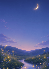 Firefly At Night