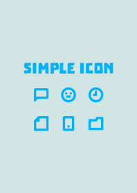 Simple icon [TURQUOISE] No.109